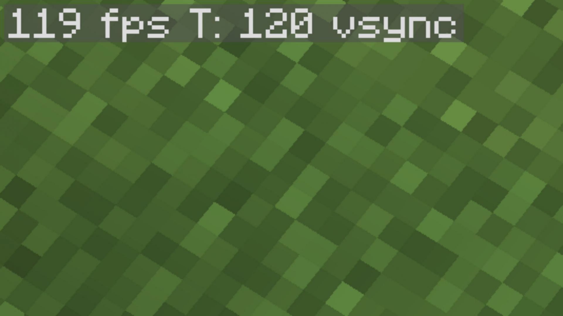 FPS is one of the main information that can be displayed (Image via Sportskeeda Gaming || Mojang Studios)